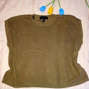 Forever 21 Forrest green sweater tank